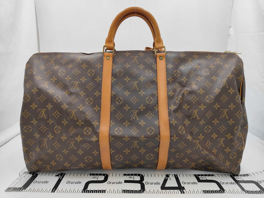 LOUIS VUITTON Monogram Louis Vuitton Monogram Keepall 60 Bandouliere VI1902 Boston Bag