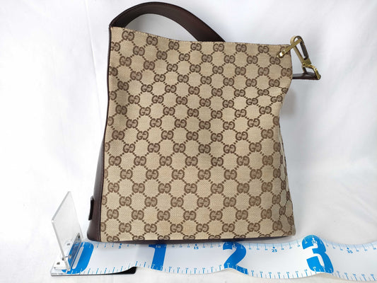 GUCCI GUCCI Shoulder Bag GG Canvas Shoulder Leather Shoulder Bag