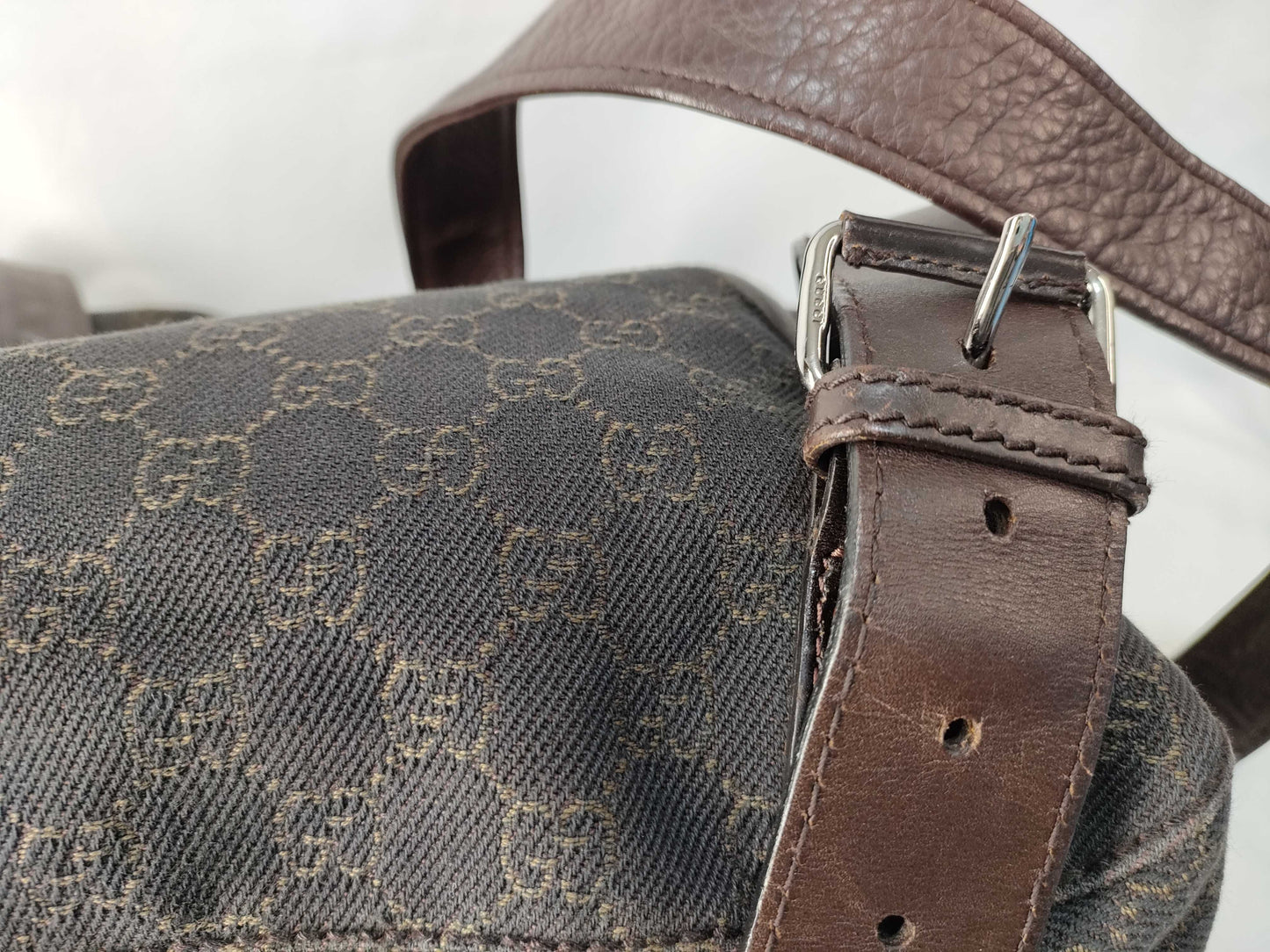 GUCCI GUCCI Backpack GG Canvas Brown Backpack