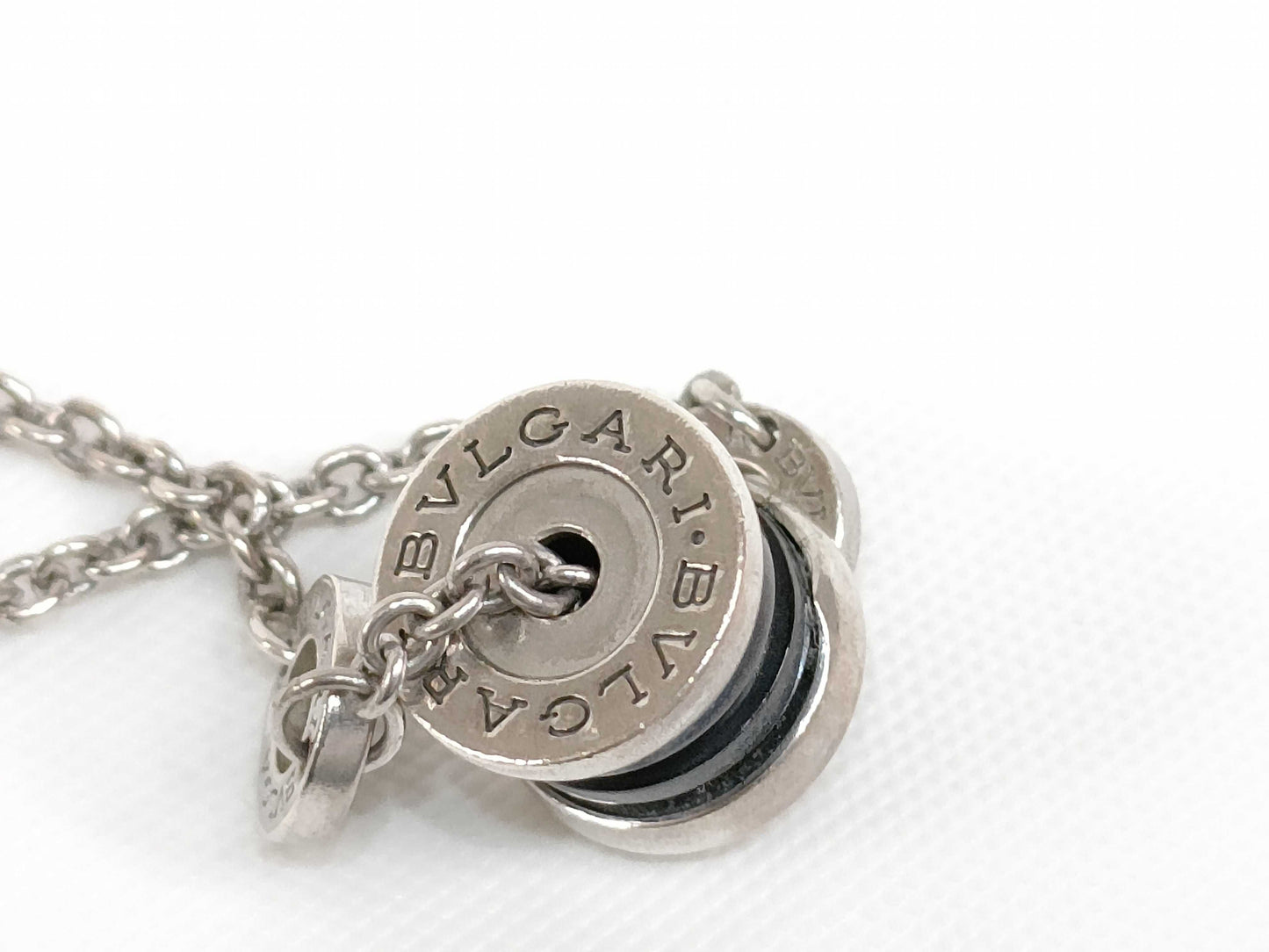 BVLGARI B.zero1 Save the Children Charity Bracelet, 925 with Black Ceramic, 5.1g, Silver Bracelet/Bangle