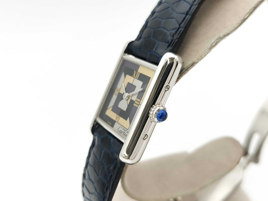 Cartier Must Tank SM Art Deco W1008195 1614CC10545 318/1000 Quartz Women's Watch