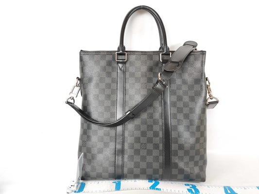 LOUIS VUITTON Damier Graphite Damier Graphite Anton Tote 2-way Shoulder Bag