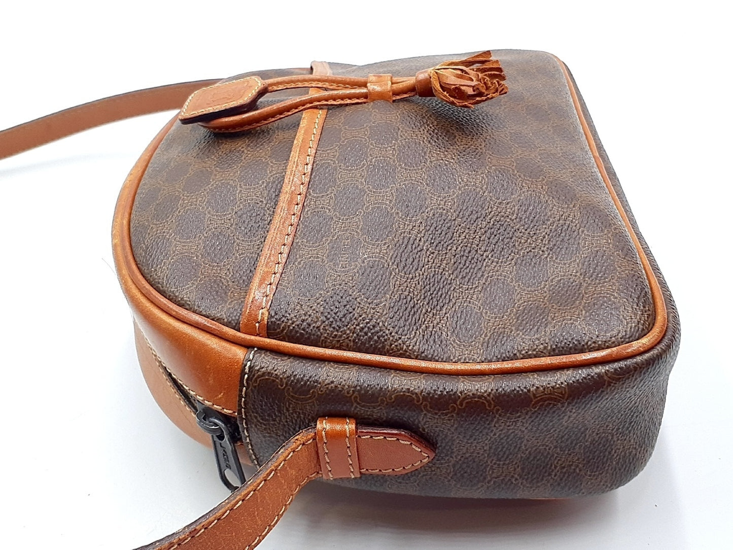 CELINE 4-Piece Macadam Leather Vintage Shoulder Bag Set