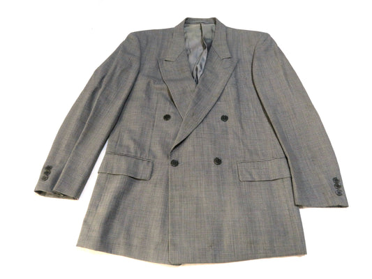 Yves Saint Laurent Houndstooth Wool Set for Men, Jacket and Pants, Other Apparel