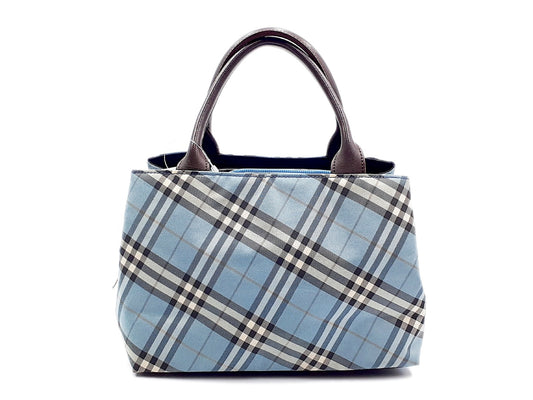 BURBERRY Blue Label Nova Check Leather Handbag