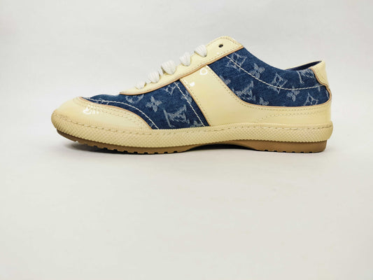 LOUIS VUITTON Monogram Denim LOUIS VUITTON Louis Vuitton Monogram Denim Sneakers