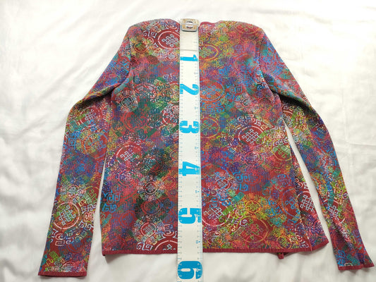 ISSEY MIYAKE FETE Pleated Cardigan Top