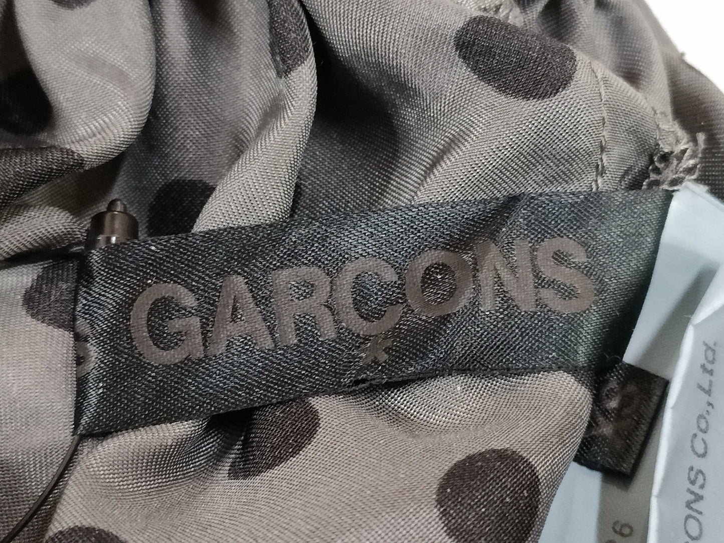 COMME des GARÇONS AD2012 Dot Balloon Pants GK-P026 Gray x Black XS