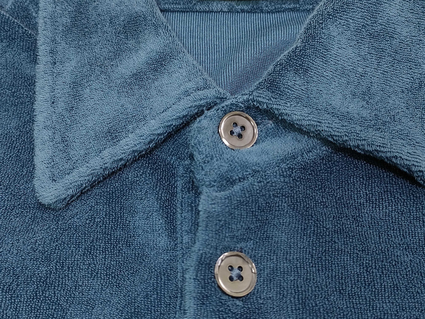 HERMES Short Sleeve Pile Top Pile Polo Shirt Tops