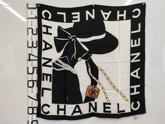 CHANEL CHANEL Silk Scarf Other Accessories