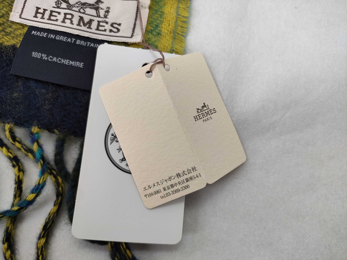 HERMES HERMES 100% Cashmere Scarf