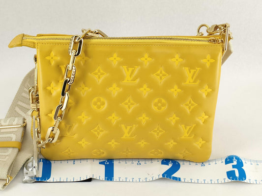 LOUIS VUITTON Monogram Empreinte Louis Vuitton Coussin PM Monogram Empreinte Shoulder Bag