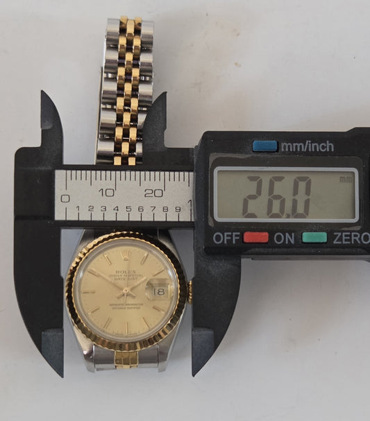 ROLEX 69173 9567886 Champagne Dial Jubilee Bracelet Women's Watch