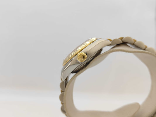 ROLEX 179173G M174257 Champagne Dial Jubilee Bracelet Women's Watch