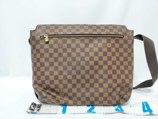 LOUIS VUITTON Damier Brooklyn MM Ebene CA1191 Shoulder Bag