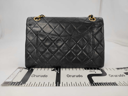 CHANEL Lambskin W-Flap 23 Shoulder Bag