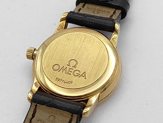 OMEGA De Ville 59774409 Shell Dial Quartz K18 Women's Watch