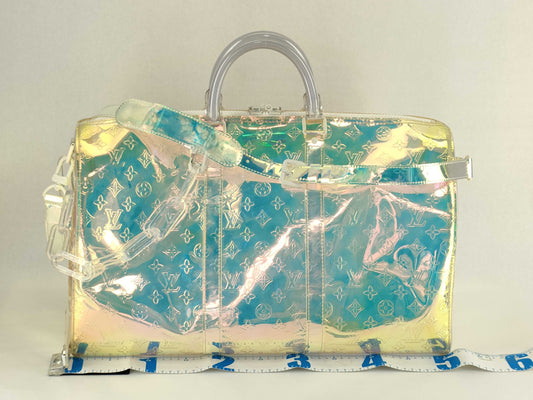 LOUIS VUITTON LV Keepall Bandouliere Prism Boston Bag