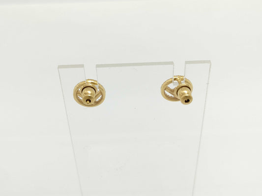 FENDI FENDI GP F is Fendi Gold Earrings