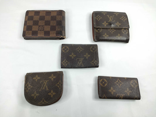 LOUIS VUITTON Monogram Louis Vuitton Wallet Set of 5 Louis Vuitton Wallets