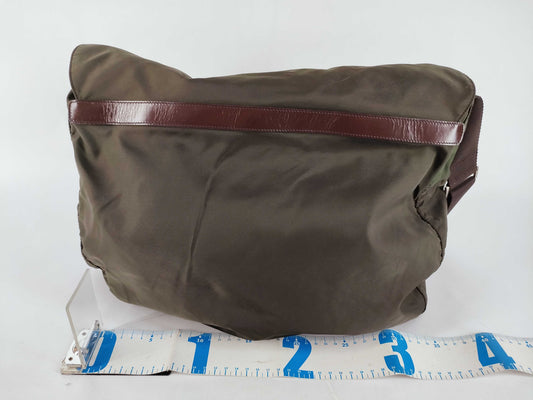 PRADA Nylon Prada Nylon Shoulder Bag with Triangle Logo PRADA Shoulder Bag