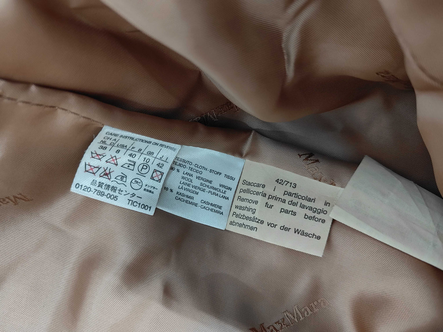 MaxMara MaxMara Fur Wool Coat Coat