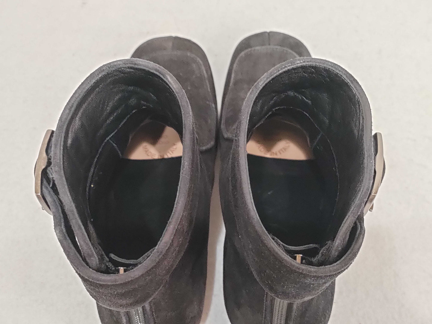 SAINT LAURENT Suede Ankle Boots 588233 Black Other Shoes