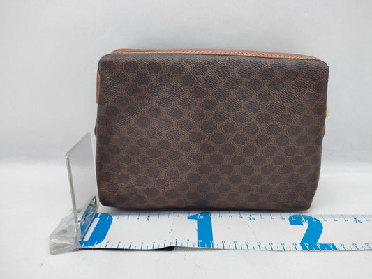 CELINE Macadam PVC Pouch MC98/1 Brown