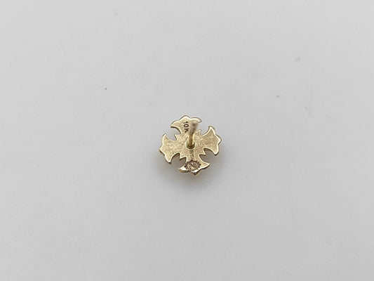Avalanche Diamond Earrings, 10K Gold, 0.7g per earring