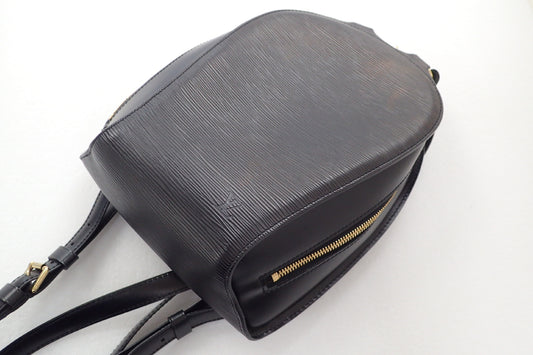 LOUIS VUITTON Epi Mabillon Noir Backpack