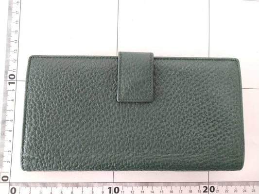 GUCCI Leather Horsebit Long Wallet