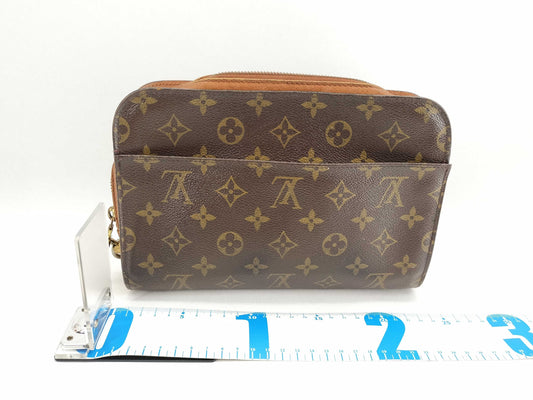LOUIS VUITTON Monogram Louis Vuitton Monogram Clutch Bag Orsay Clutch Bag