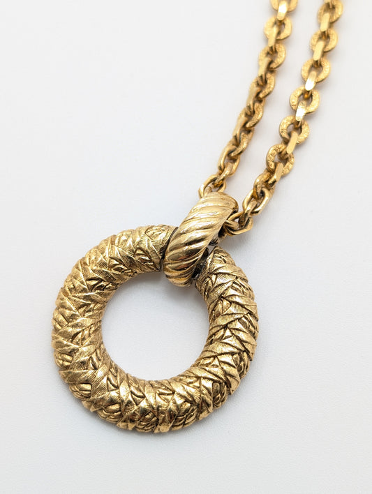 Yves Saint Laurent Yves Saint Laurent Gold Twist Necklace