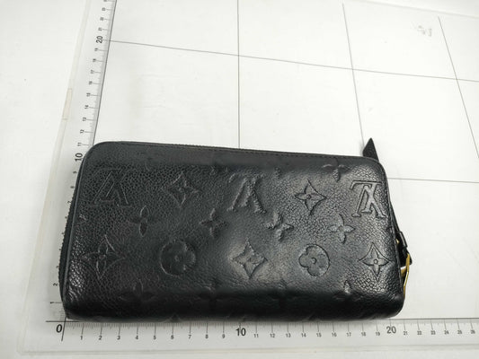 LOUIS VUITTON Monogram Empreinte Zippy Wallet Monogram Empreinte M61864 TN4186 Wallet