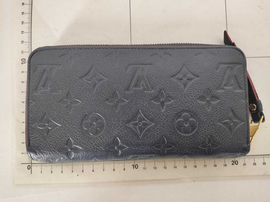 LOUIS VUITTON Monogram Empreinte Zippy Wallet Marine Rouge Empreinte M62121 SP2128 Wallet