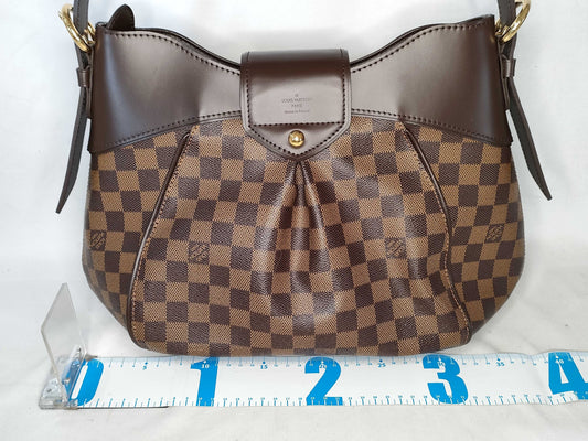LOUIS VUITTON Damier Sistine MM Handbag