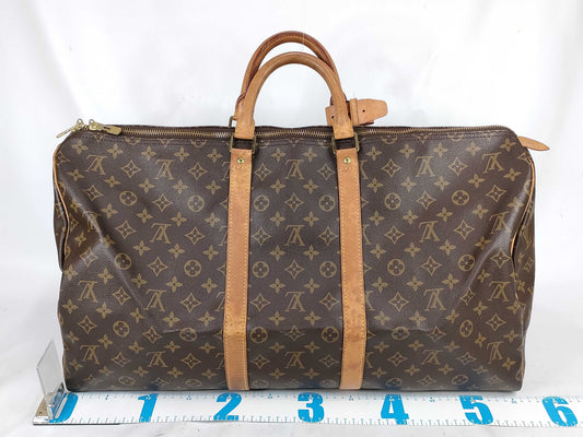 LOUIS VUITTON Monogram Louis Vuitton Keepall 55 Monogram M41424 Boston Bag