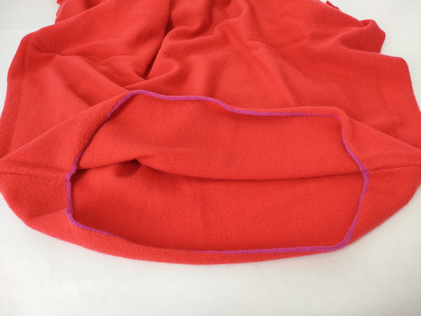 HERMES 100% Cashmere French Sleeve Poncho Knit #36 Tops