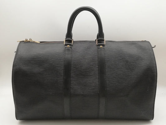 LOUIS VUITTON Epi Keepall 45 M59152 Noir Boston Bag