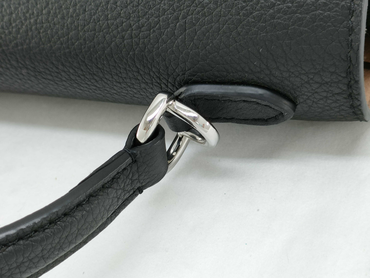 LOUIS VUITTON Calfskin Lock Me Ever BB Handbag