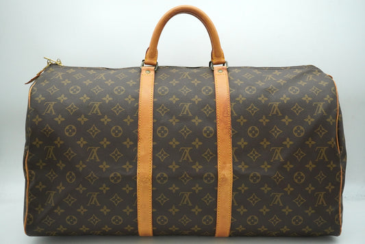 LOUIS VUITTON Monogram Keepall 55 M41424 Boston Bag