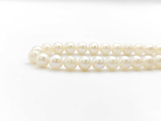 Pearl Necklace 21.3g, Diameter: Approx. 5.4-5.9mm