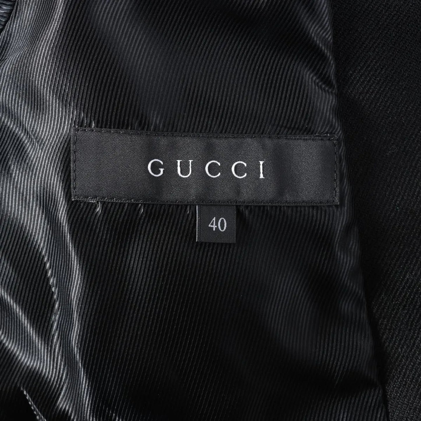 GUCCI 2011 Wool Coat Size 40 Black Coat