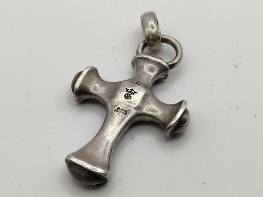 Silver bracelet top pendant top