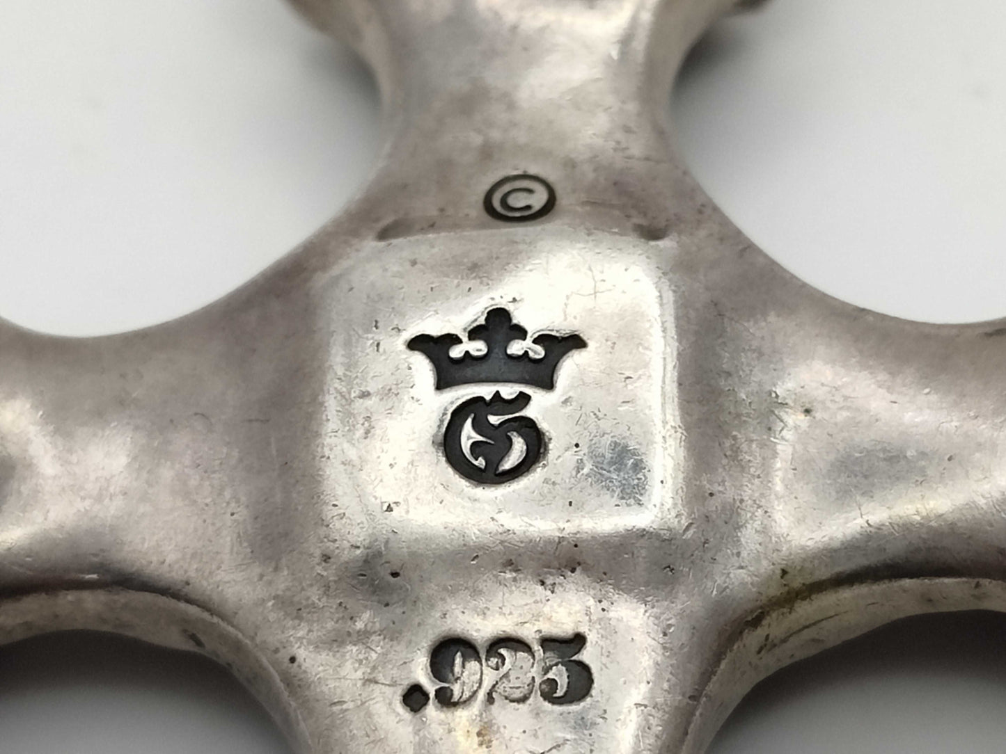 Silver bracelet top pendant top