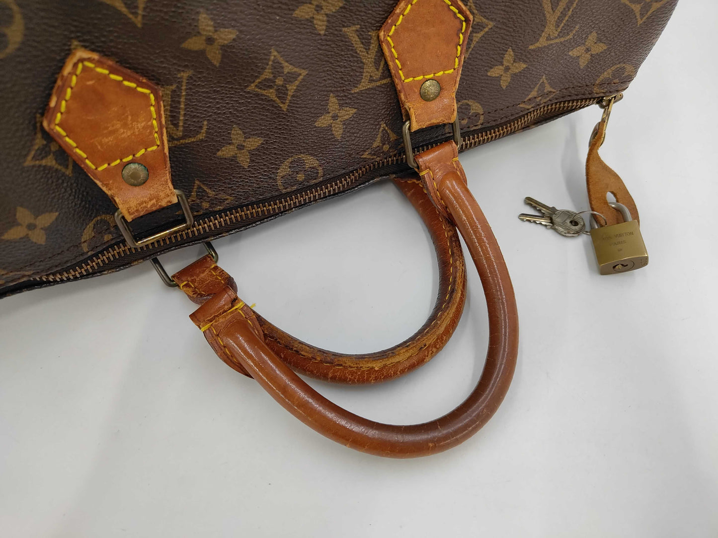 LOUIS VUITTON Monogram M41107 Speedy 35 Handbag VI864 Bag