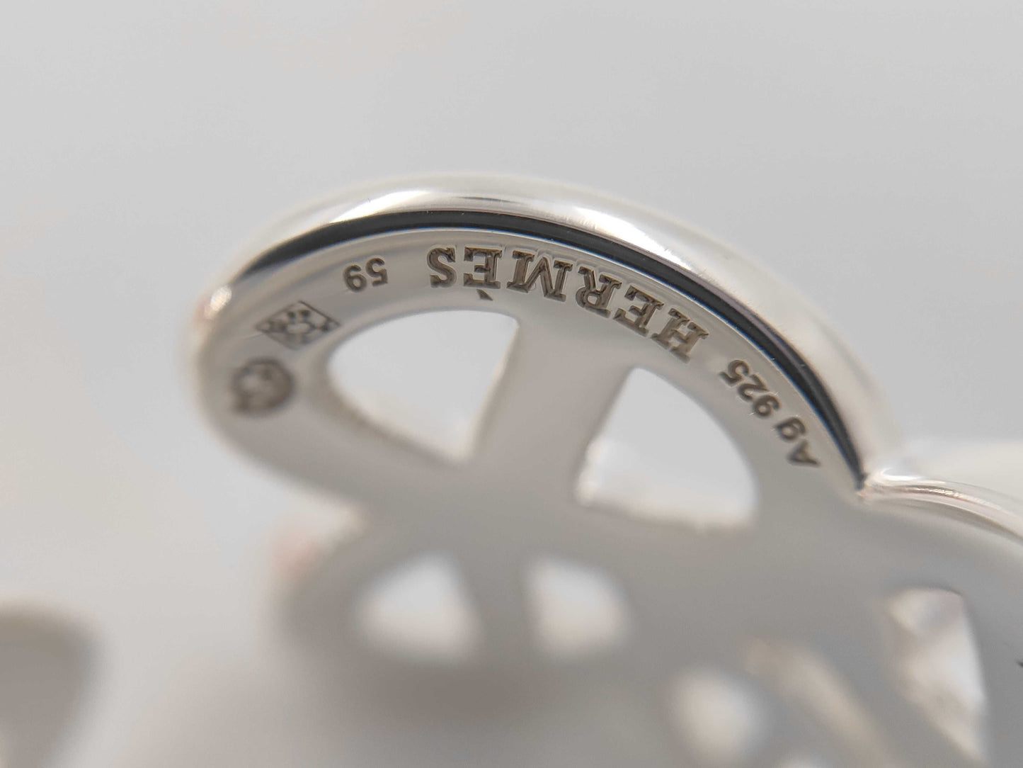 HERMES Chaine d'Ancre Enchaine Ring 925 GM 14.9g Ring