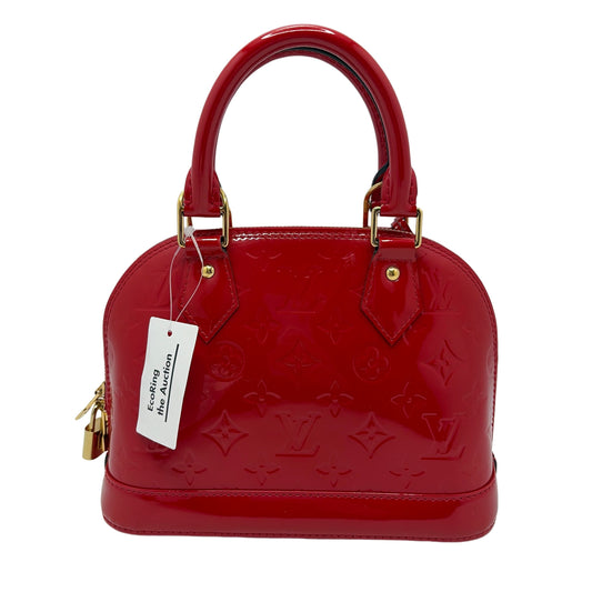 LOUIS VUITTON Louis Vuitton Vernis Alma BB Handbag