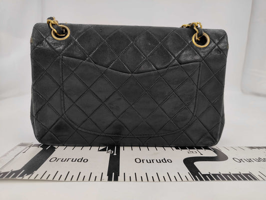 CHANEL Lamb W-Flap 23 No. 1 Seal Shoulder Bag