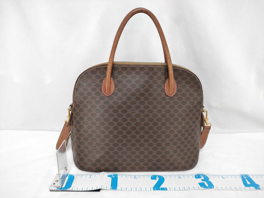 CELINE Macadam 2-Way Shoulder Bag